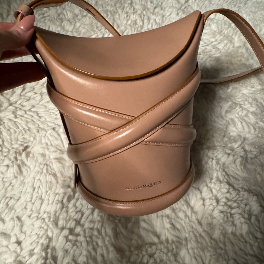 Alexander McQueen Beige Crossbody Bag